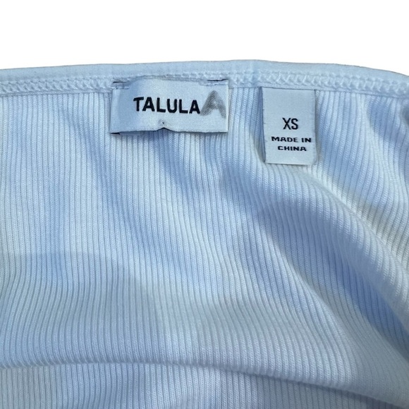 Talula Aritzia ribbed v-neck tank top thong bodysuit size XS excellent condition - Picture 9 of 11